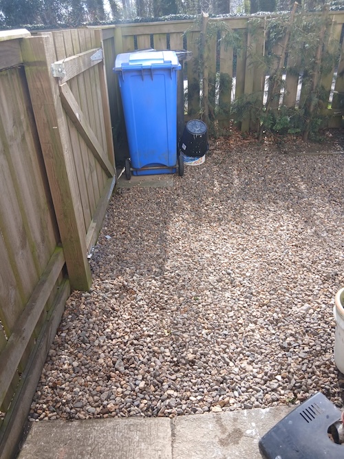 clean and tidy yard waste removed