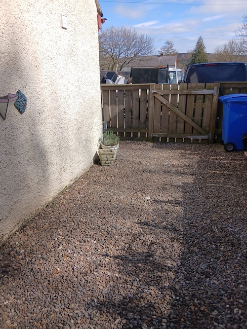 clean and tidy yard waste removed